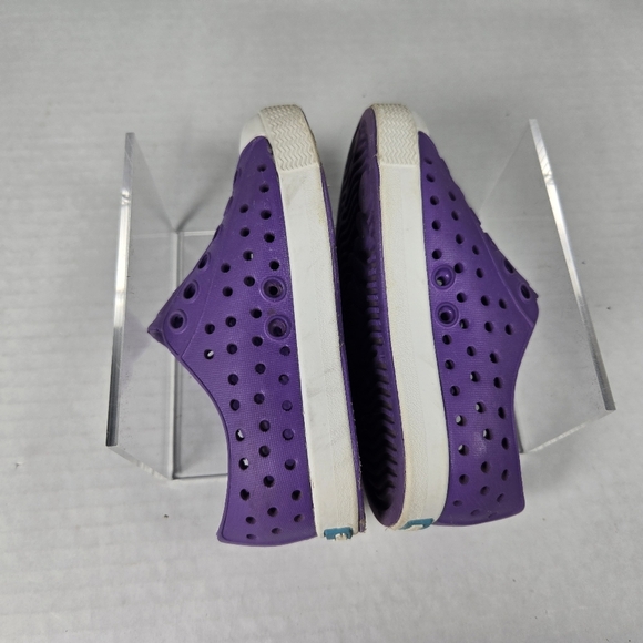Native Jefferson Purple and White Slip-on Water Shoes Size C5 Toddler Baby - Picture 4 of 6